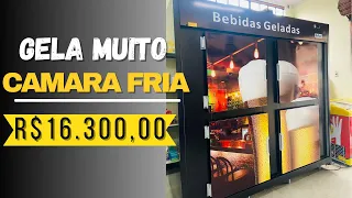 Mini câmara fria Frilux 2.400L NOVO EQUIPAMENTO DISTRIBUIDORA DE BEBIDAS