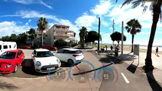 30 minute 360° VR Virtual Cycling Fat Burning Workout Spain Garmin 4K