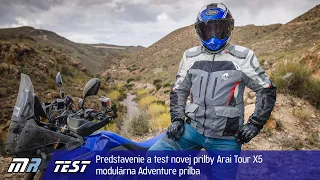 Predstavenie a test novej prilby Arai Tour X5 - modulárna Adventure prilba - motoride.sk