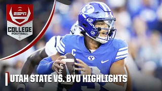 Utah State Aggies vs. BYU Cougars | Full Game Highlights