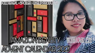 FULL REVEAL SPOILER AMAZON BEAUTY ADVENT CALENDAR 2021 LINEUP | WORTH OVER £260 | UNBOXINGWITHJAYCA
