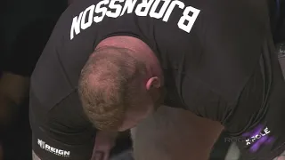 Hafthor Björnsson World Record ROGUE Elephant Bar Deadlift 1,046 pounds