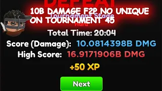 [GUTS UNEDITED] 10B+ NO UNIQUE ON TOURNAMENT 45 | Anime Adventures