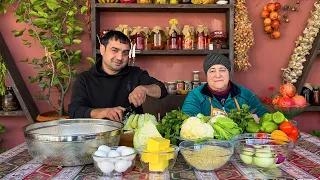 A PEACEFUL DAY IN THE HEAVENLY VILLAGE! GORGEOUS GRANDMA, DELICIOUS SWEETS | MOUTHWATERING RECIPE