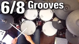 6/8 Grooves - Drum Lesson