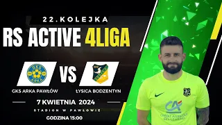 RS Active IV Liga Świętokrzyska Kolejka. 22 GKS Arka Pawłów 3:4 Łysica Bodzentyn