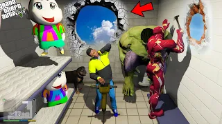 GTA 5 : Shinchan , Pinchan And Franklin Trapped in Prison in GTA 5 ! (GTA 5 mods)