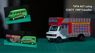 Tata 407 Using Centy TMP Traveller | Centy TMP Traveller Modified | Tata 407 Indian truck