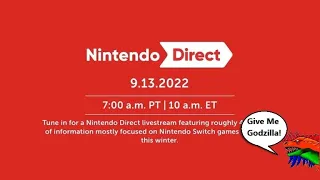 Nintendo Direct 9/13/2022 Live Reaction!