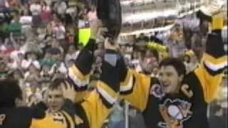 1990-1991 NHL Stanley Cup Playoffs "Penguins at their Peak" video recap (Part 1 of 6)