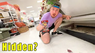 HIDDEN POKEMON CARDS UNDER THE TARGET SHELF? opening #81