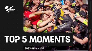 Top 5 MotoGP™ Moments 😮 | 2023 #FrenchGP