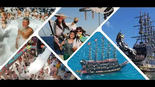 Big Kral Pirate Boat Trip | The Biggest Pirate Boat in Alanya  #boattour #alanya #antalya #turkey