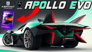 Asphalt 9 : ОТКРЫВАЮ APOLLO EVO ! Покупка паков и сетевой тест-драйв в золоте (Ранг 4265)🔓