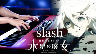 Gundam the Witch from Mercury Season 2 OP - yama "slash" - Advanced Piano Cover