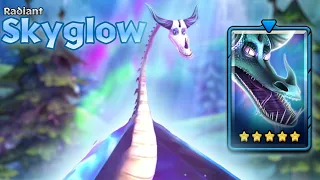 Radiant Skyglow — 5-Star Premium Blue Typhoomerang | Dragons: Titan Uprising