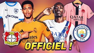 LES NOUVEAUX MAILLOTS DES GRANDS CLUBS 2024/25 ! PSG, OM, BAYER LEVERKUSEN, MAN CITY, REAL MADRID...