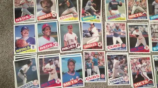 1985 Topps Super Baseball unopened box