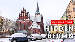 GERMAN WALKING TOUR 🇩🇪 Snow covers hidden East Berlin [4K/60fps] ❄️