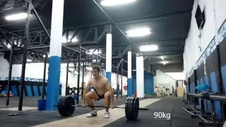 75kg snatch & 100kg clean and jerk (05/06/2015)