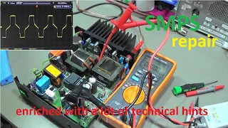 #213 Detailed step by step SMPS Power Supply repair. Loaded with tons of repair tips.