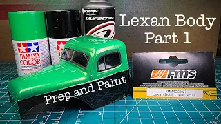 Lexan RC Body - Prep and Paint for beginners - Part 1