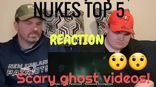 REACTION NUKES TOP 5 - 5 GHOST video's that are pretty dang scary Y'all