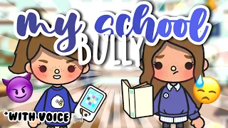 My School Bully 😭😔 || *WITH VOICE* 📢 (❌ NOT MINE) || Toca Boca Roleplay || Tiktok Roleplay