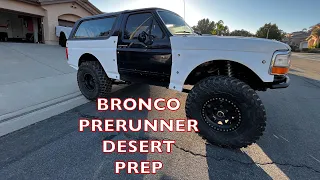 Long Travel Bronco Desert Prep