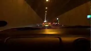 53thirty Loud Gallardo Spyder and 360 modena in tunnel..!!! With flames..