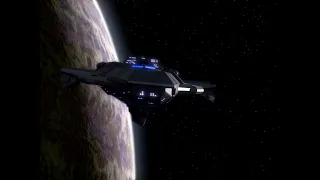 Star Trek: The Next Generation - Season 3 - The Survivors - Enterprise-D versus Husnock warship