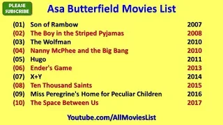 Asa Butterfield Movies List