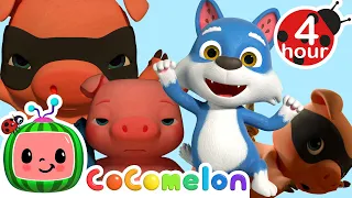 Wolf Craving Pigs in a Blanket (Three Little Pigs) + More | Cocomelon - Nursery Rhymes & Kids Songs