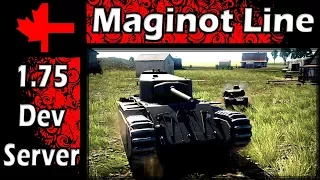 War Thunder - 2ⁿᵈ Dev Server - Update 1.75 - New Map "Maginot Line" Conquest 1 w/ Rex