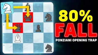 The Trap That Even Grandmasters Fall For (Ponziani Opening Trap)