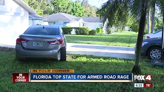 Florida the worst state for armed road rage