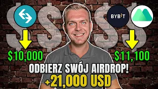 WYNEGOCJOWAŁEM AIRDROP od NAJWIĘKSZYCH GIEŁD - JAK go ODEBRAĆ? Bitget x Mexc x Bybit