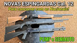 NOVAS Espingardas Concorrentes das Nacionais!! Calibre 12 Pump e Semiauto, mais Acessíveis! LANDOR