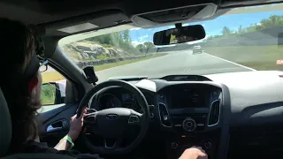 Violent Ride in a Ford Focus RS