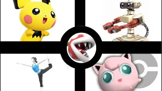 Evolution of WTF characters in Super Smash Bros