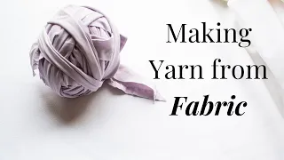 Cutting Fabric Strips for DIY Yarn