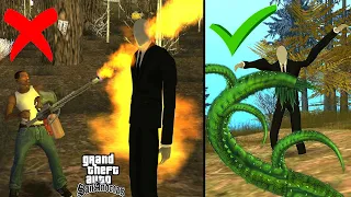 WHO or WHAT Can Destroy Slenderman in GTA San Andreas? - WitB 28
