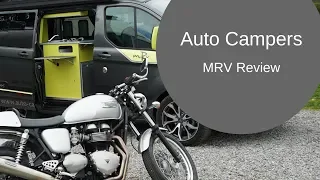 The Camper Van that carries a MOTORCYCLE! Auto-Campers MRV Review [CC]