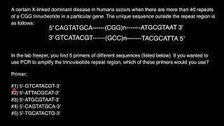 How to choose Primers for PCR