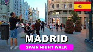 Madrid, Spain Night Walk | City Center To Plaza Mayor