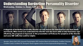 HHCI Seminars – Understanding Borderline Personality Disorder