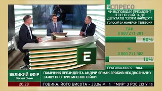 Ми маємо справу з ознаками державної зради, - Безсмертний про заяви Єрмака