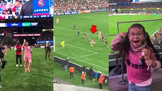 65K New England Fans Reaction to Messi's Goals vs New England