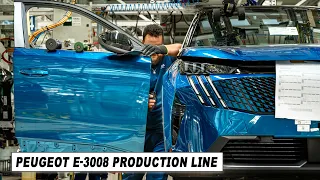 New 2024 PEUGEOT E-3008 PRODUCTION LINE / French Car Factory