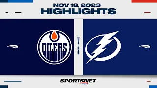 NHL Highlights | Oilers vs. Lightning - November 18, 2023